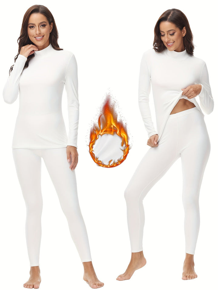 Two-piece Thermoset for the Cold Winter Months - Serena-Black-XS-The Livary