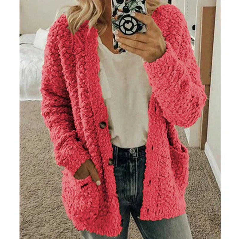 Comfortable Ladies Jacket - Lisa-Pink-S-The Livary