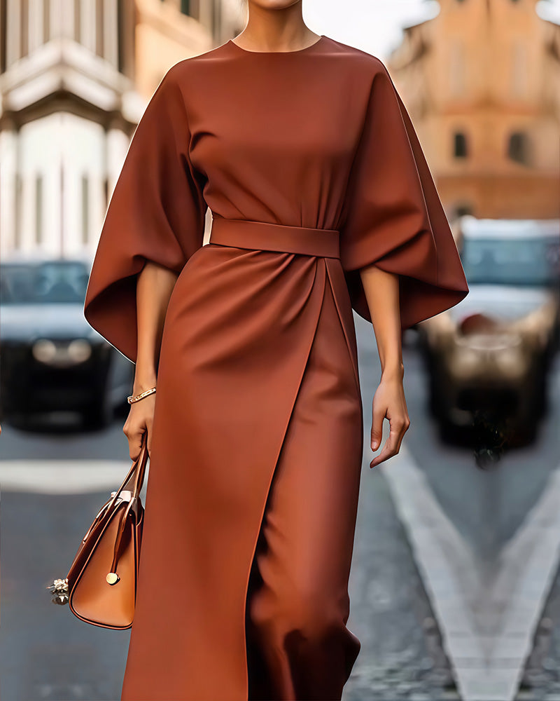 Summer Dress – Celestine | The Ultimate Chic Look-Terracottta-XS-The Livary