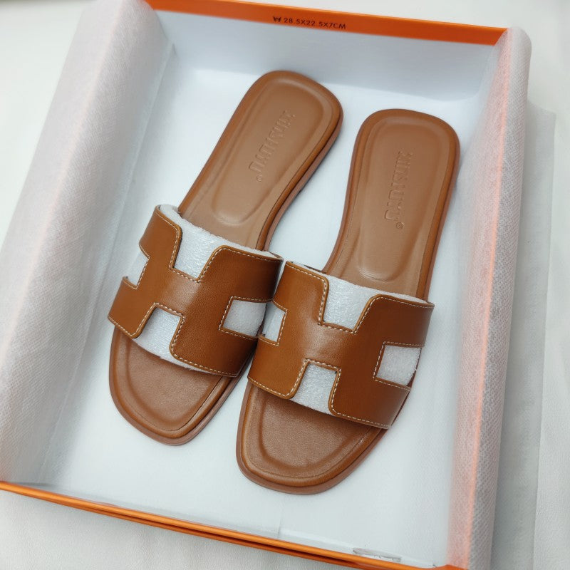 Comfortable and Fashionable Slippers - TrendySoft-Brown-2.5-The Livary