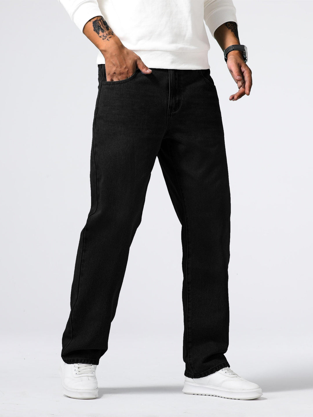 Relaxed Fit Regular Men's Jeans - Lucas