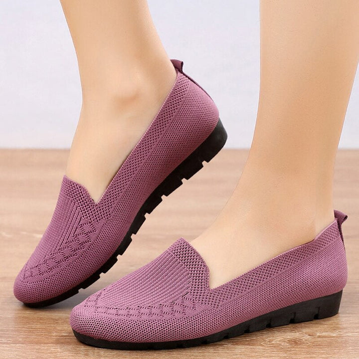 Comfortable & Breathable Women's Slip-On Everyday Shoes with Arch Support – Leona-Pink-3-The Livary