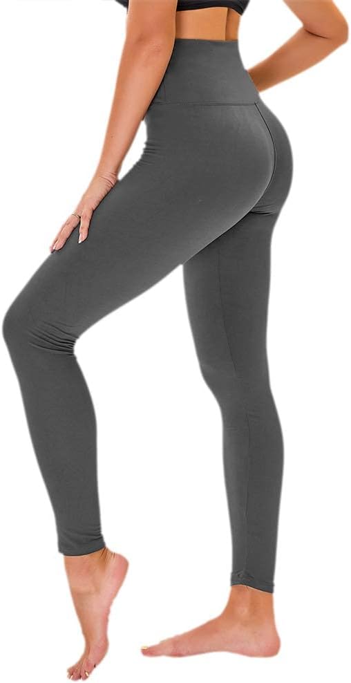 LuxeFit High-Waisted Leggings - Selene-Grey-S-The Livary