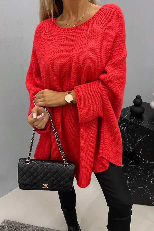 Stylish Ladies' Sweater with Round Neck - Isabelle