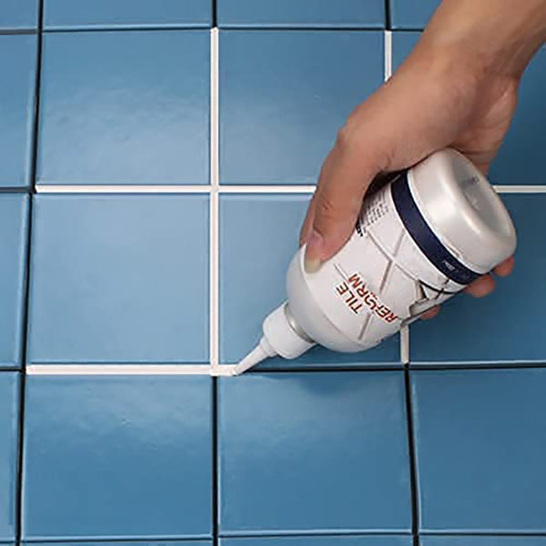 Waterproof Tile Grout Repair Gel - TileFix-White-5.28 fl oz-The Livary