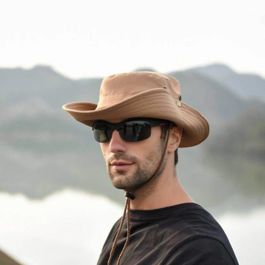 Water-repellent outdoor bucket hat with UV protection – ShieldFlex Pro-Green-The Livary
