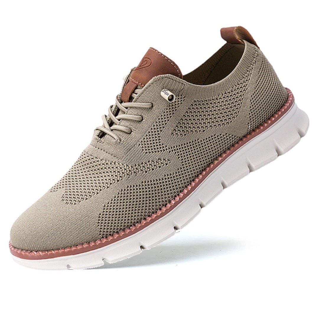 Breathable & Ultra-Comfortable Men's Sneakers in Minimalist Design – Elias-Brown-6-The Livary