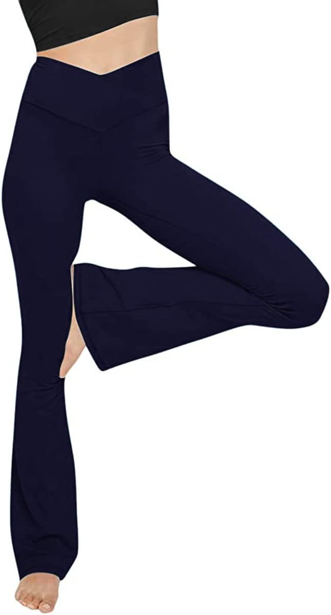 Flared Yoga Leggings - VFit-Marine blue-2XS-The Livary