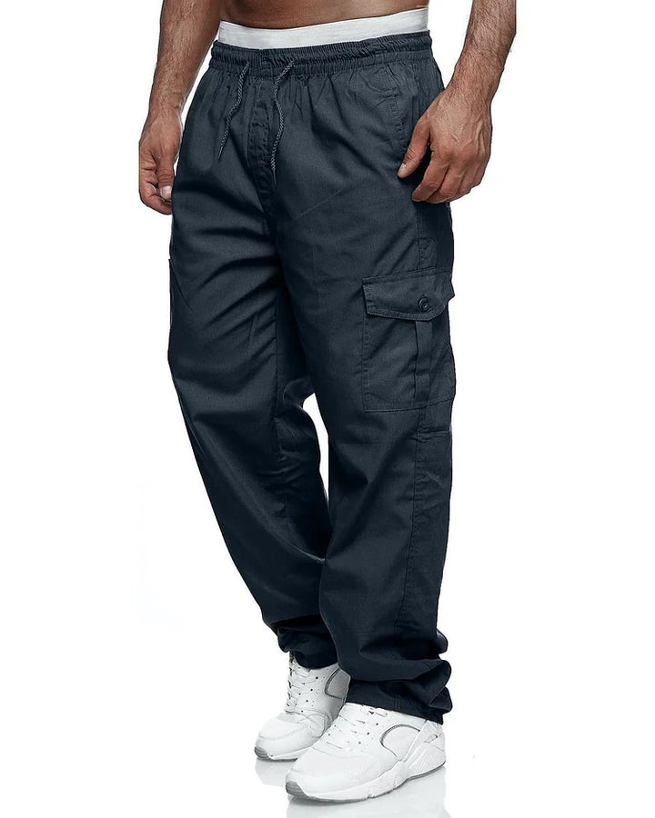 Sustainable and Comfortable Men's Trousers - Nolan-Blue-M-The Livary