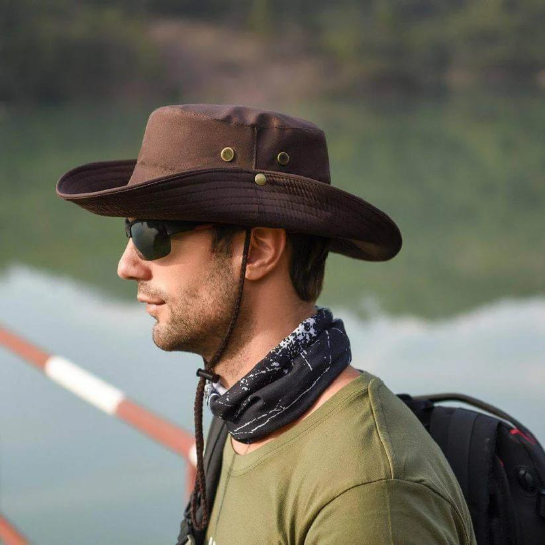 Water-repellent outdoor bucket hat with UV protection – ShieldFlex Pro-Green-The Livary