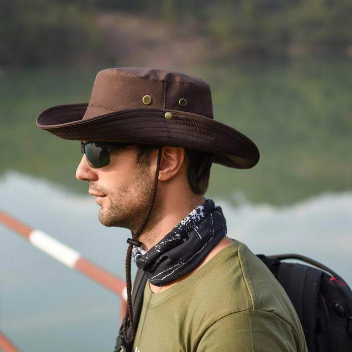 Water-repellent outdoor bucket hat with UV protection – ShieldFlex Pro-Green-The Livary