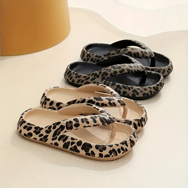 Breathable & Non-slip Summer Slippers with Print for Women - Kaja-Khaki-3.5-The Livary