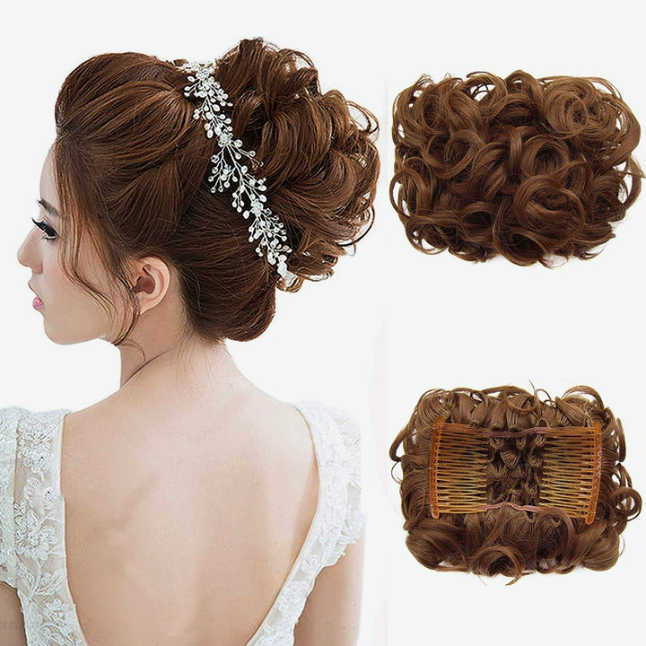Curly Knot Hair Extension – FluffyFix-09#-The Livary