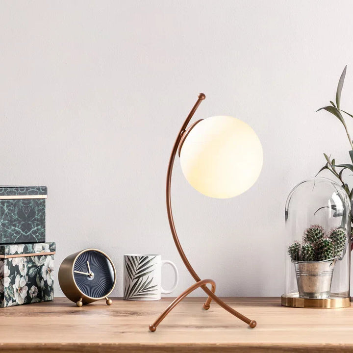 Modern Table Lamp - Velora-Copper-The Livary
