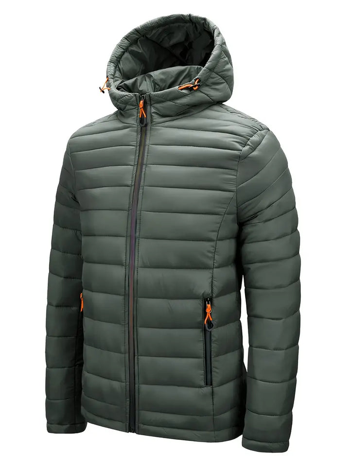 Ladies Winter Puffer Jacket with Hood - Arwen-Black-S-The Livary