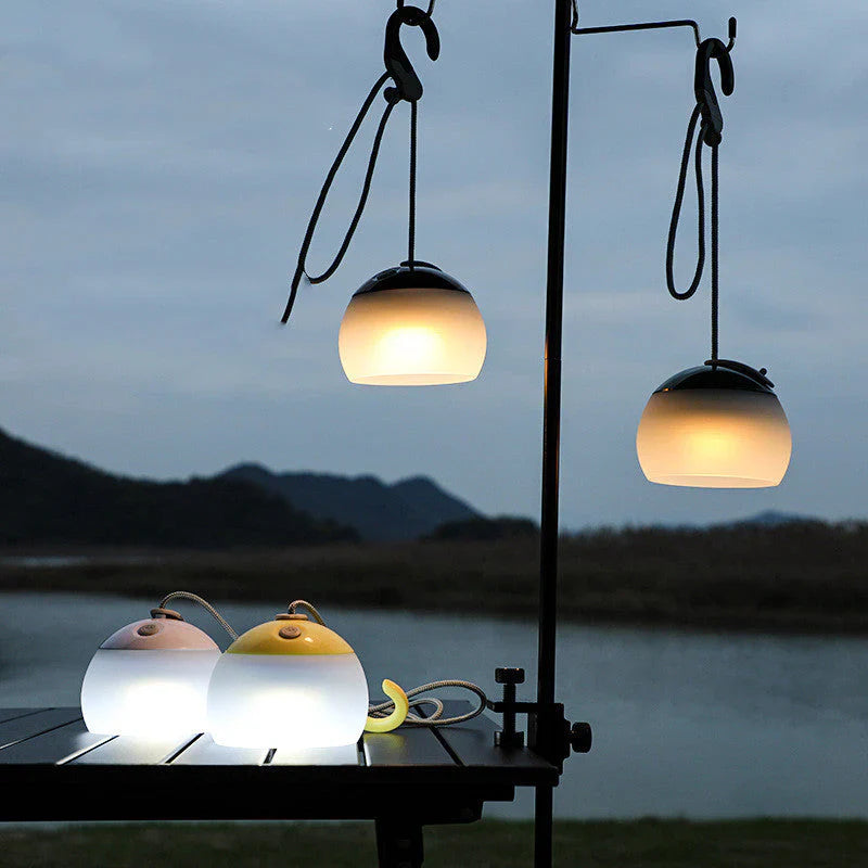 Multifunctional Vintage Camping Lamp - HeritageGlow-Brown-The Livary