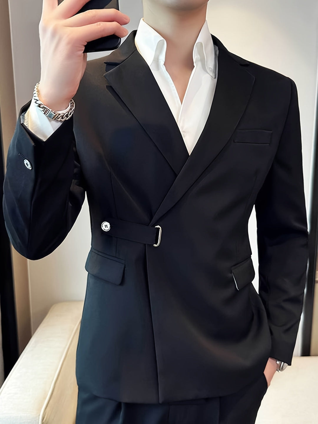 Classic Black Men's Blazer - Lars-S-The Livary