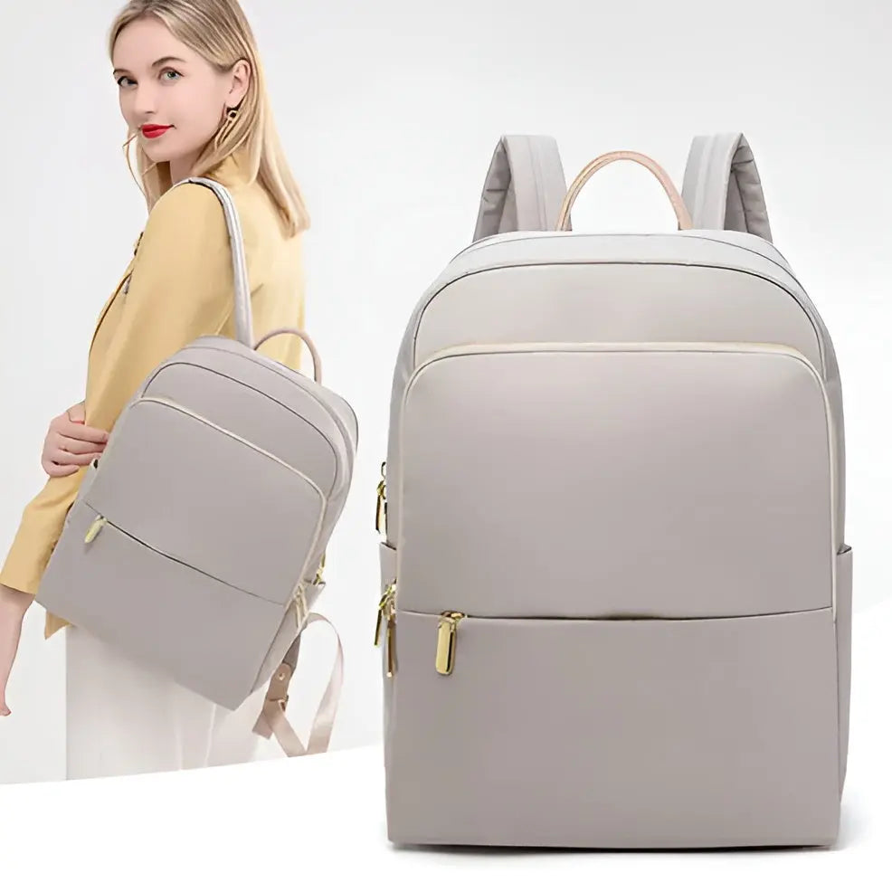 Trendy Multifunctional Ladies' Backpack - Sophia-Grey-The Livary