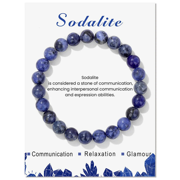 Natural Crystal Healing Energy Bracelet - Aria-Amazonite-The Livary