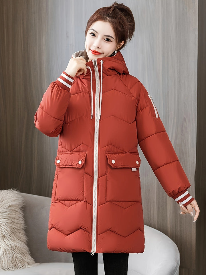 Stylish Ladies Winter Coat - Sophie-Red-S-The Livary