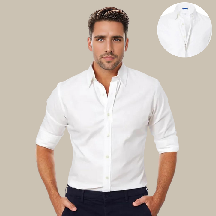 UltraFlex Shirt | Crease-Resistant Blouse with Zip