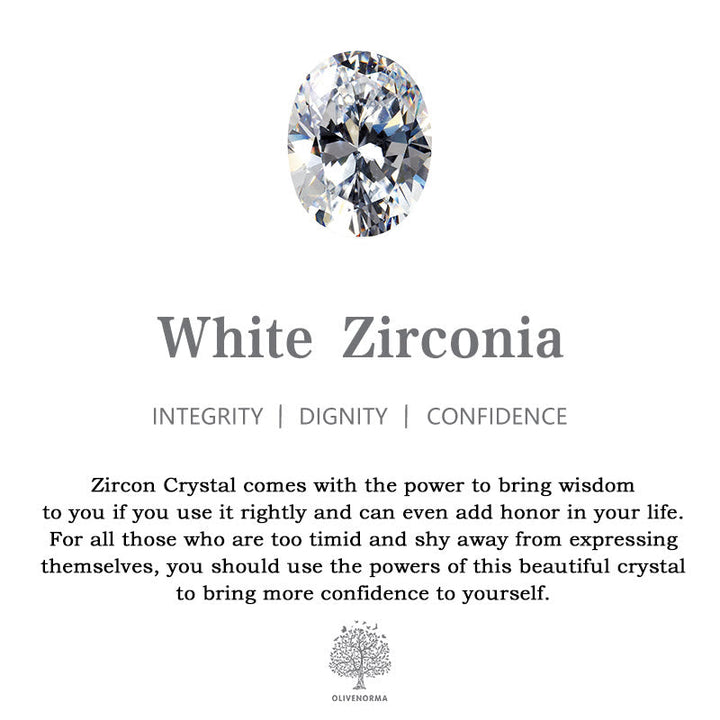 Zirconia Gold-Plated Tarot Drop Pendant Necklace - Amara-The Empress-The Livary