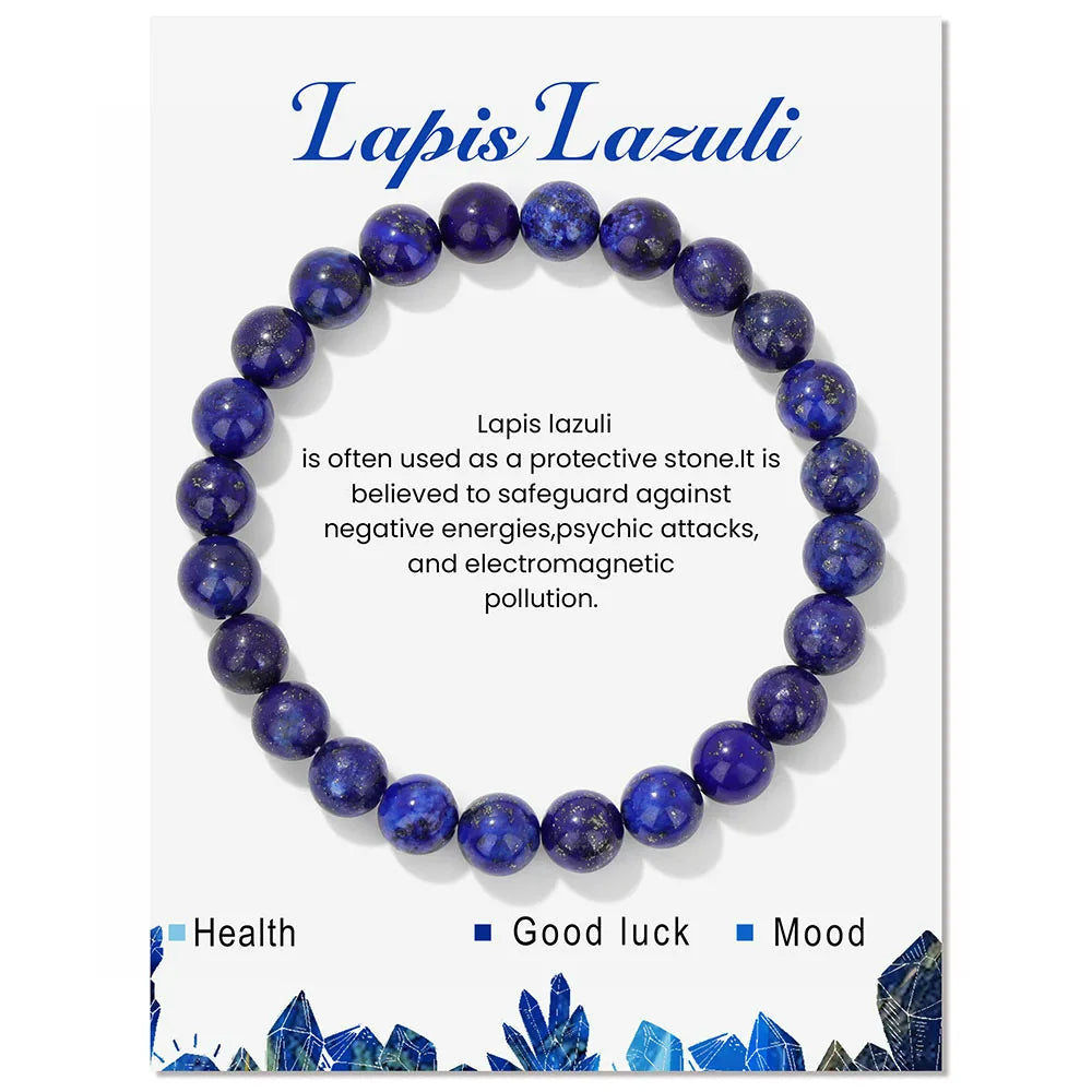 Natural Crystal Healing Energy Bracelet - Aria-Amazonite-The Livary