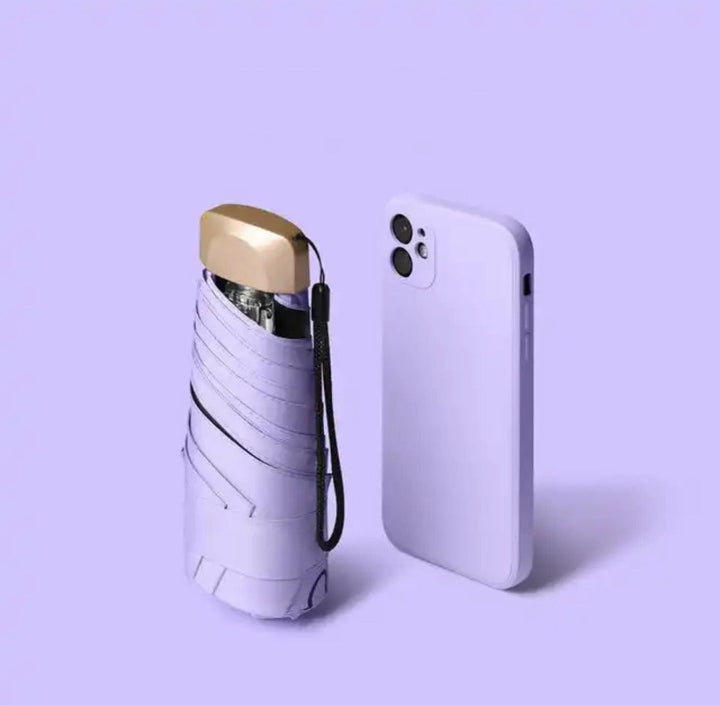 Foldable Mini Umbrella for On-the-Go – Pico-Purple-The Livary