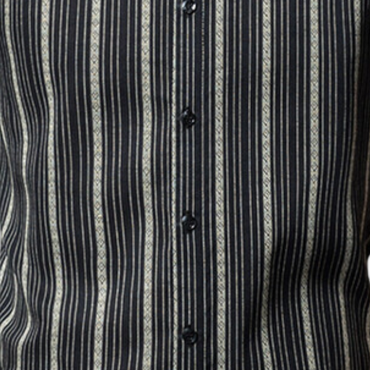 Stylish Striped Summer Men's Shirt - Lars-Black-S-The Livary