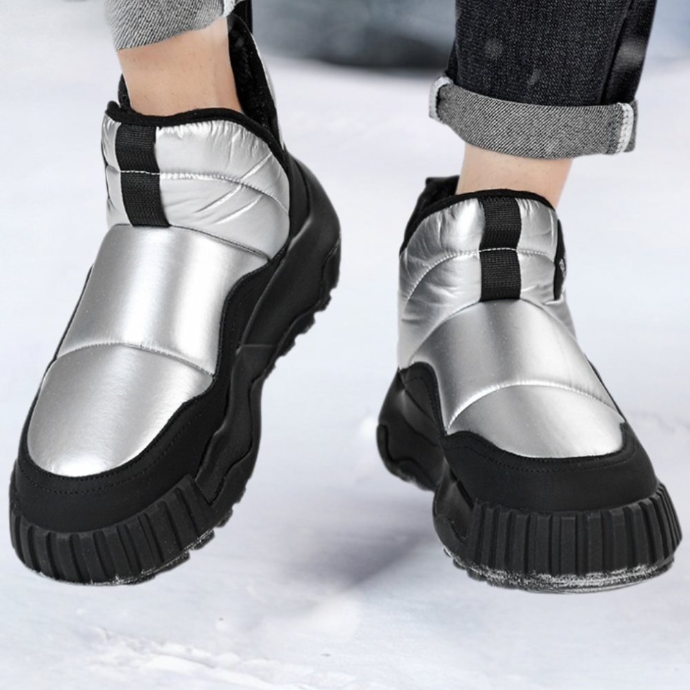 Buckle Winter Boots for Men - NordicTrail-Silver-6-The Livary