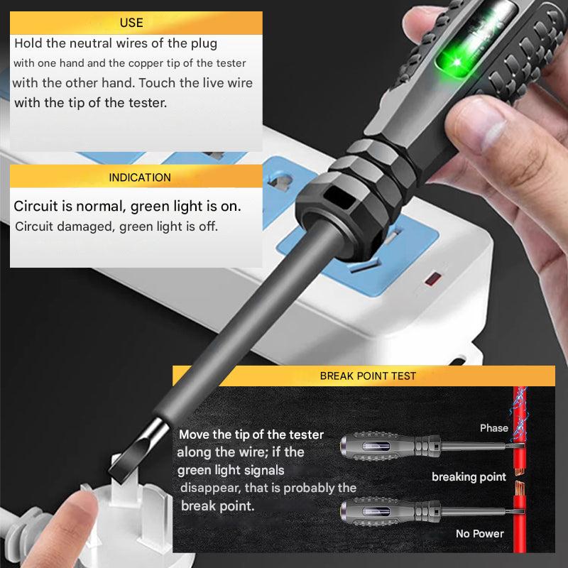 2-in-1 Screwdriver and Voltage Detector – SparkPro-Crosshead-The Livary