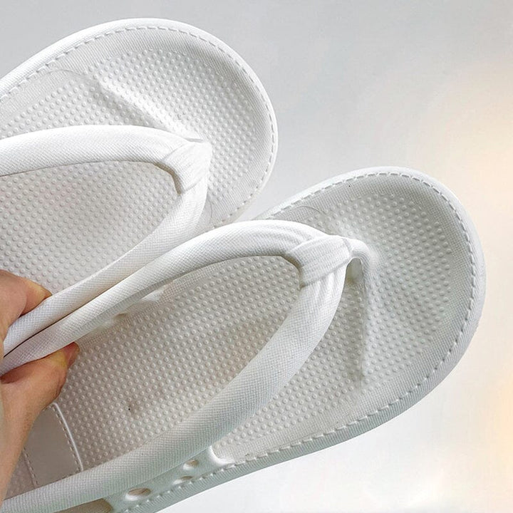 Comfortable, ultra-lightweight, waterproof & foldable summer toe sandals – Eva-Black-3-3.5-The Livary
