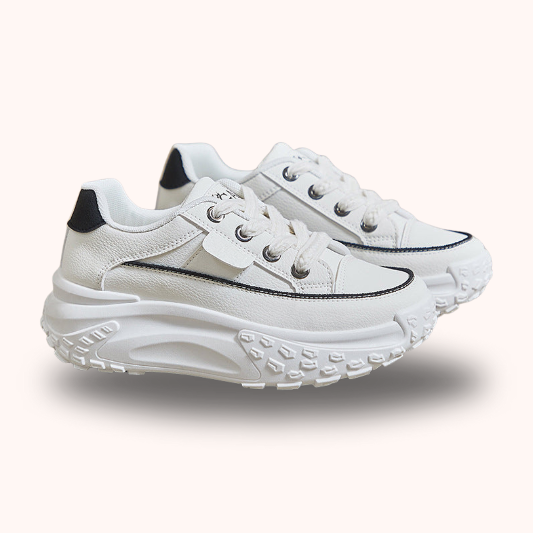 Orthopaedic Shoes for Daily Comfort - FlexiStep-White-2.5-The Livary