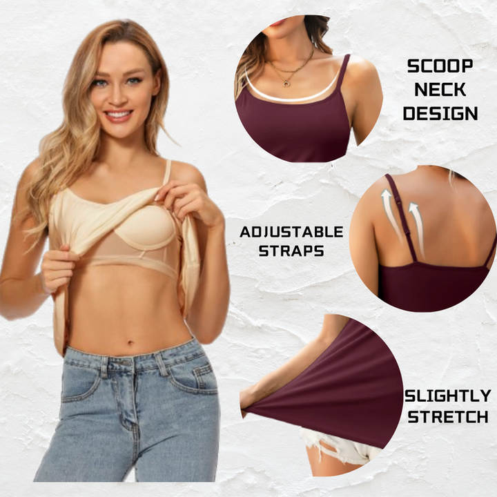 Comfort Top with Built-in Bra – Lina-Black-M-The Livary