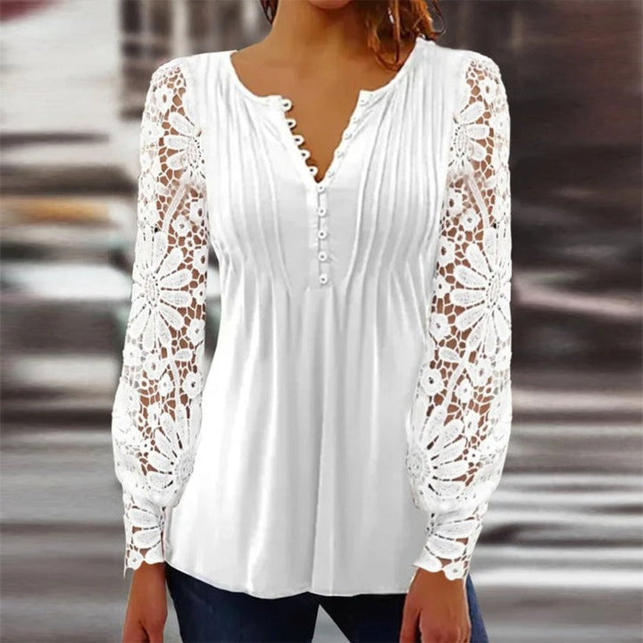 Trendy Ladies Long Sleeve in Solid Colour - AutumnGrace-S-The Livary