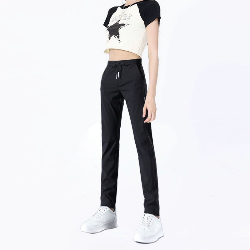 2025 New Models Unisex Quick-Dry Stretch Trousers-Black (Woman)-M-The Livary