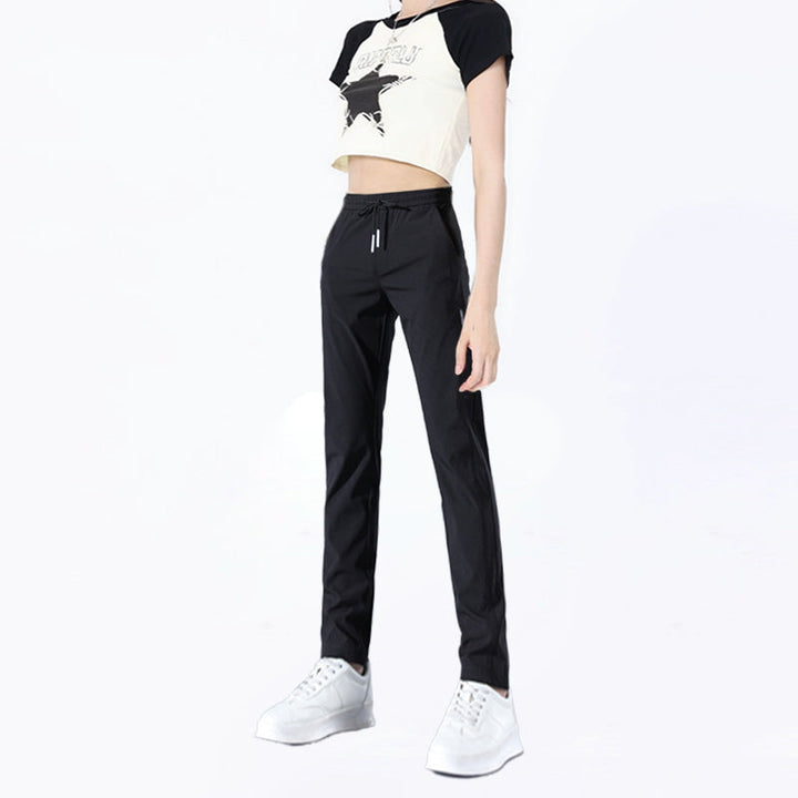 2025 New Models Unisex Quick-Dry Stretch Trousers-Black (Woman)-M-The Livary