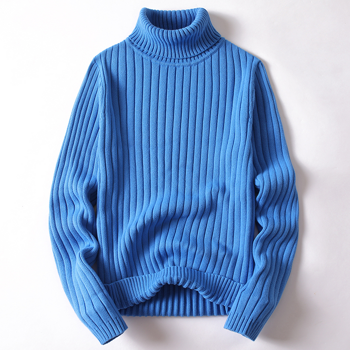 Comfortable Ladies Sweater - Mila-Blue-M-The Livary