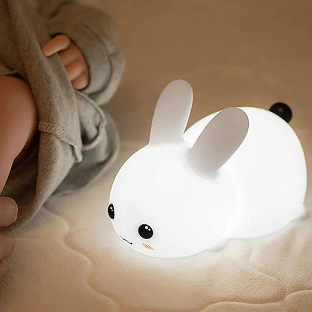 Cute Bunny Night Light - BunnyGlow-Normal White-The Livary