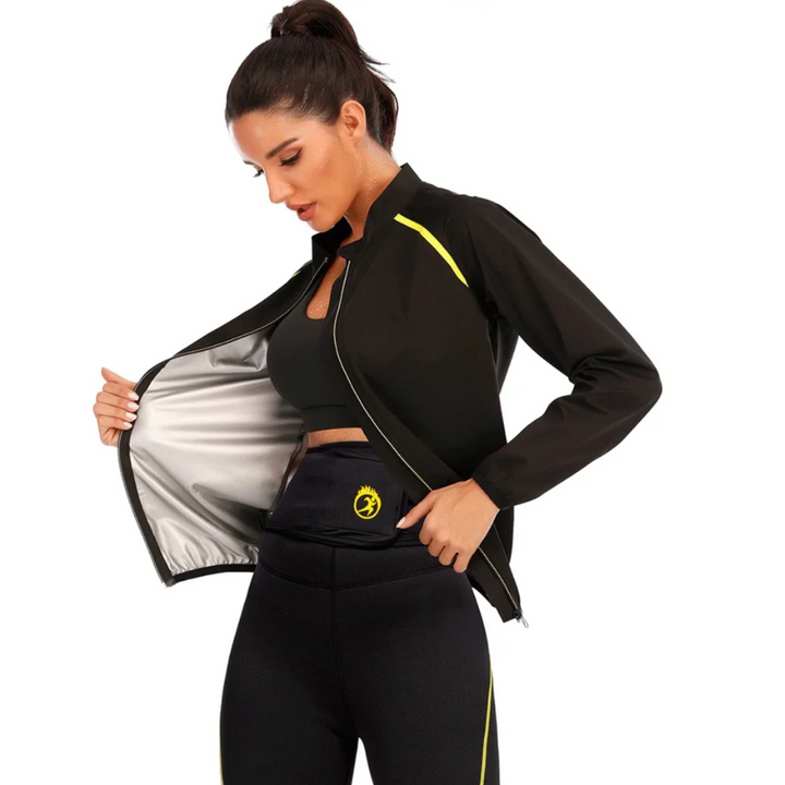 Ladies Slimming Tracksuit - ThermoFit-Vest-S-The Livary