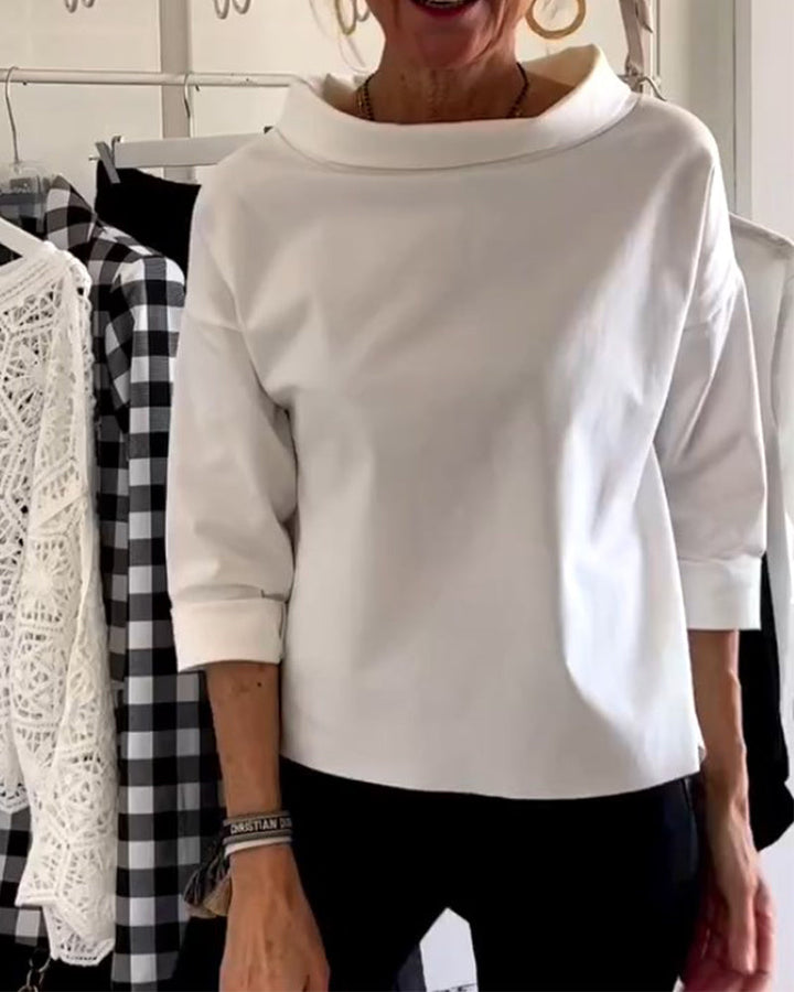 Stylish Ladies Top - Livia-White-S-The Livary