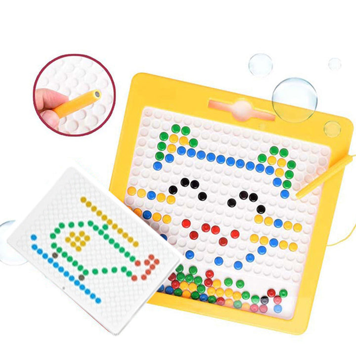 Magnetic Drawing Board with Beads - MagniDots-The Livary