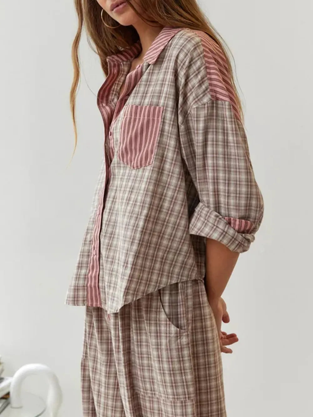 Warm and Comfortable Pyjamas - Noëlle-Brown-S-The Livary