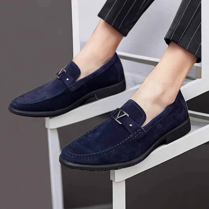 Stylish Men's Slip-On Loafer - Lorenzo-Blue-7.5-The Livary