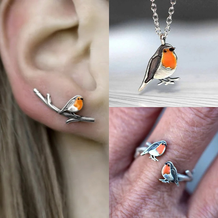 A Symbol of Hope and New Beginnings - GeluksVogel Jewellery Set-The Livary