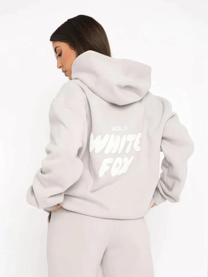 Comfortable Women's Tracksuit – Elise-Light grey-S-The Livary