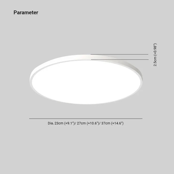 Stylish LED Ceiling Light - OrbGlow-White-Daylight-D 9.45 inches-The Livary