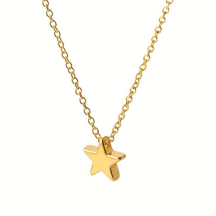 Star Necklace of Luck - Lyra-Gold-The Livary