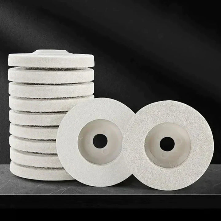 Set of 3 Wool Polishing Discs – Polistra-The Livary