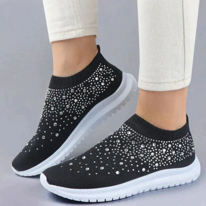 Crystal Shoes - GlamStep-BLACK-3.5-The Livary